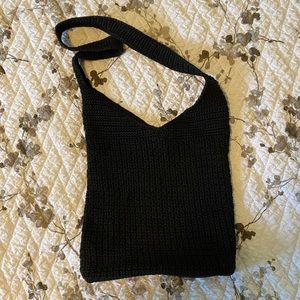 Talbots woven shoulder purse